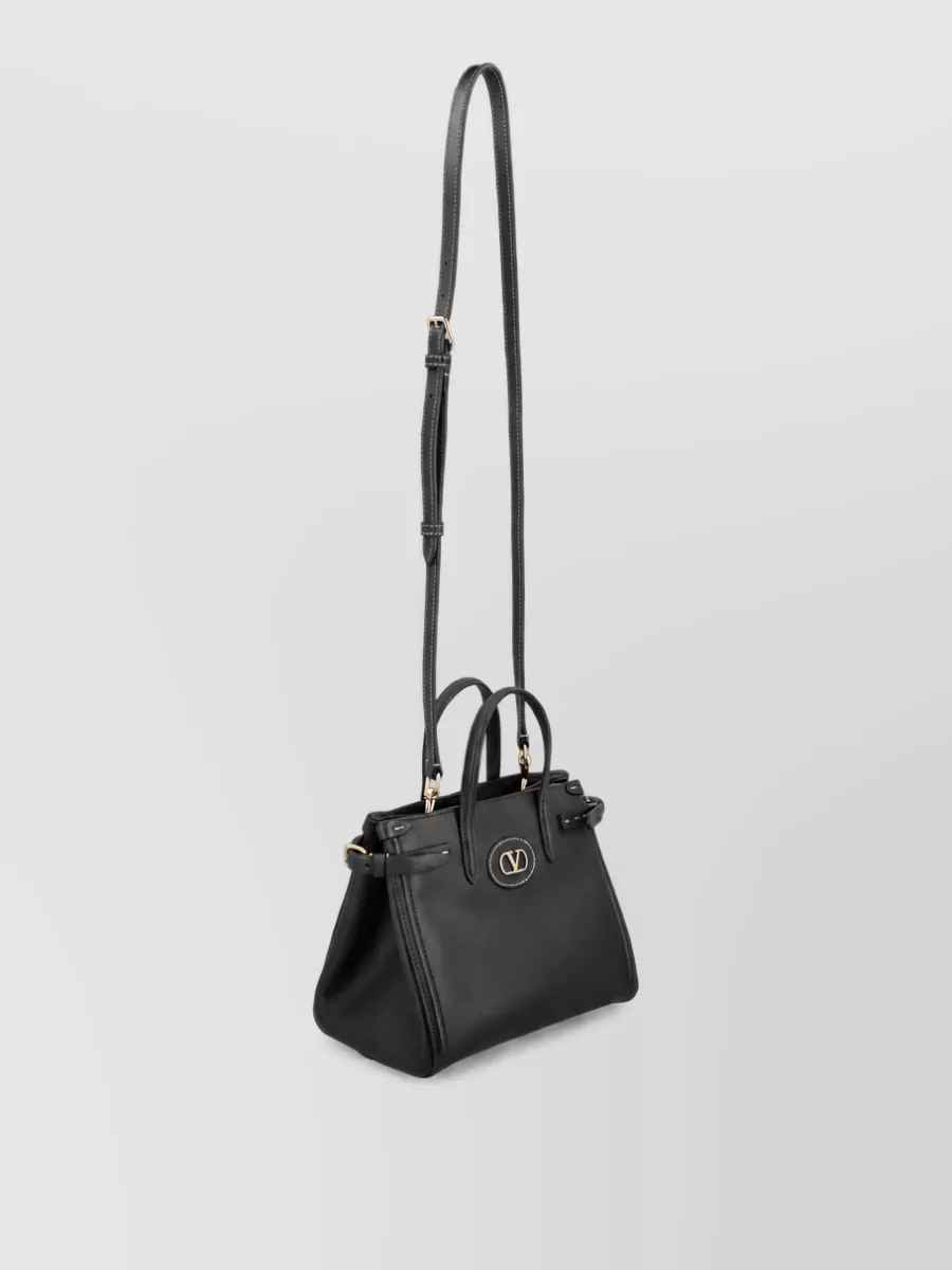 Valentino Garavani Antibes Small Leather Tote Bag