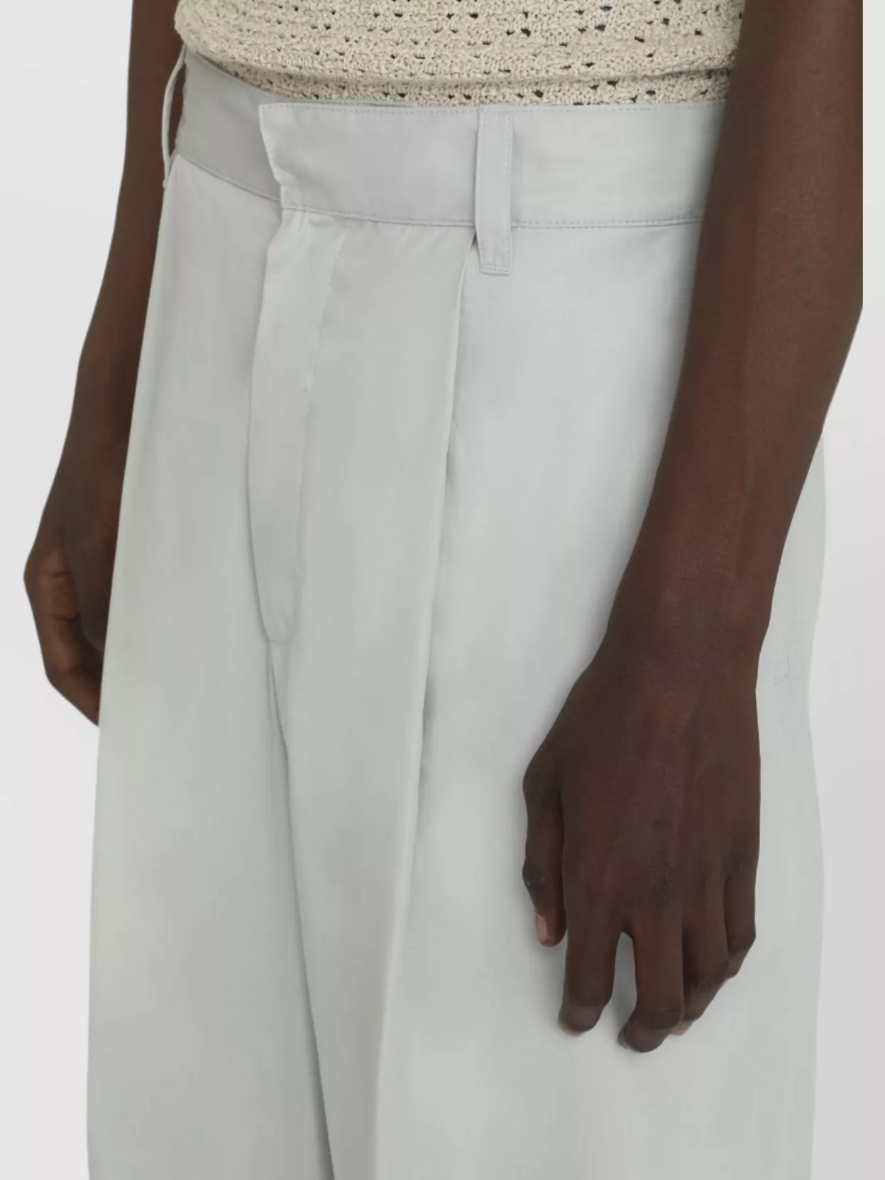 Bottega Veneta Silk And Cotton Trousers