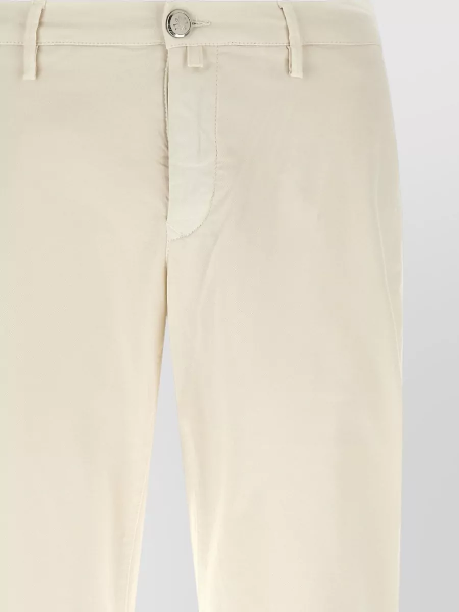 Jacob Cohen Bobby Trousers Belt Loops Side And Back Pockets