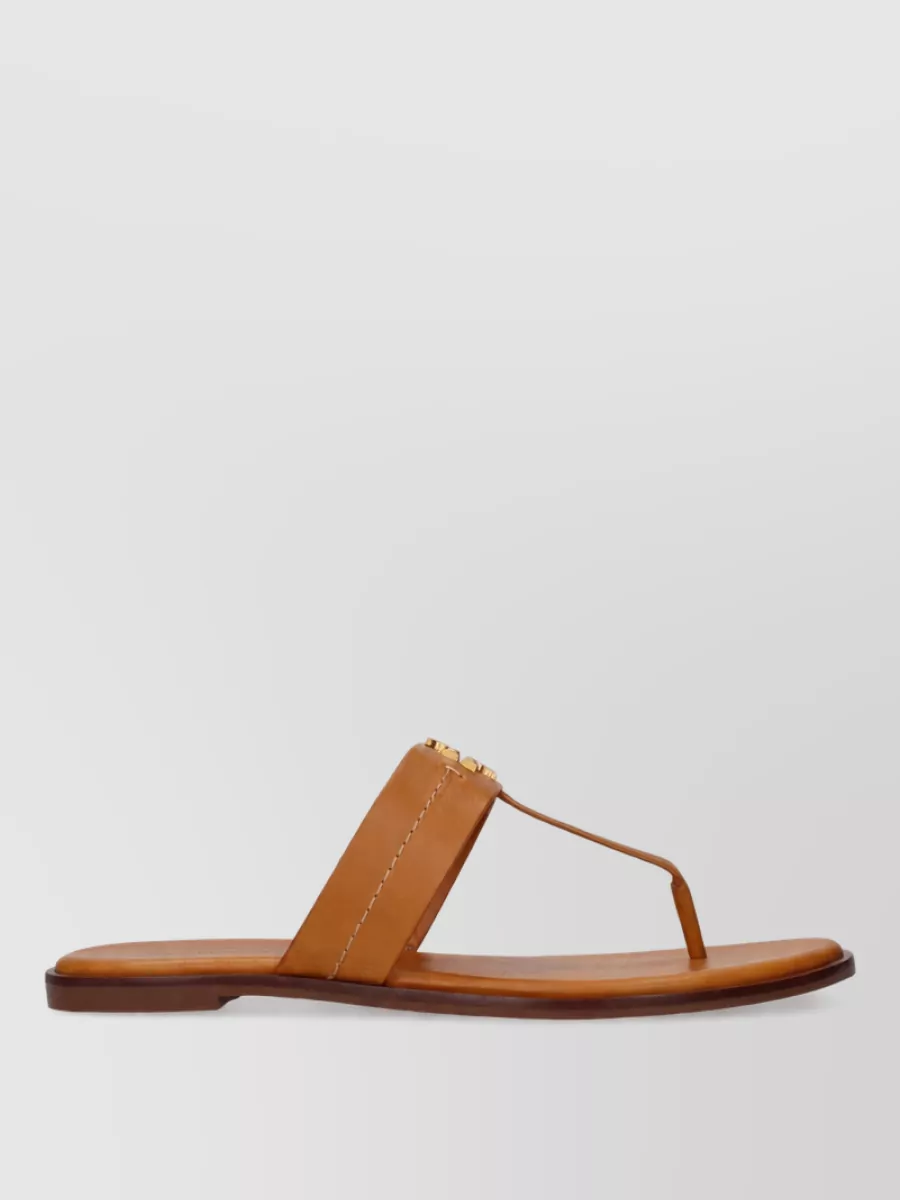Tory Burch Leather Thong Sandals