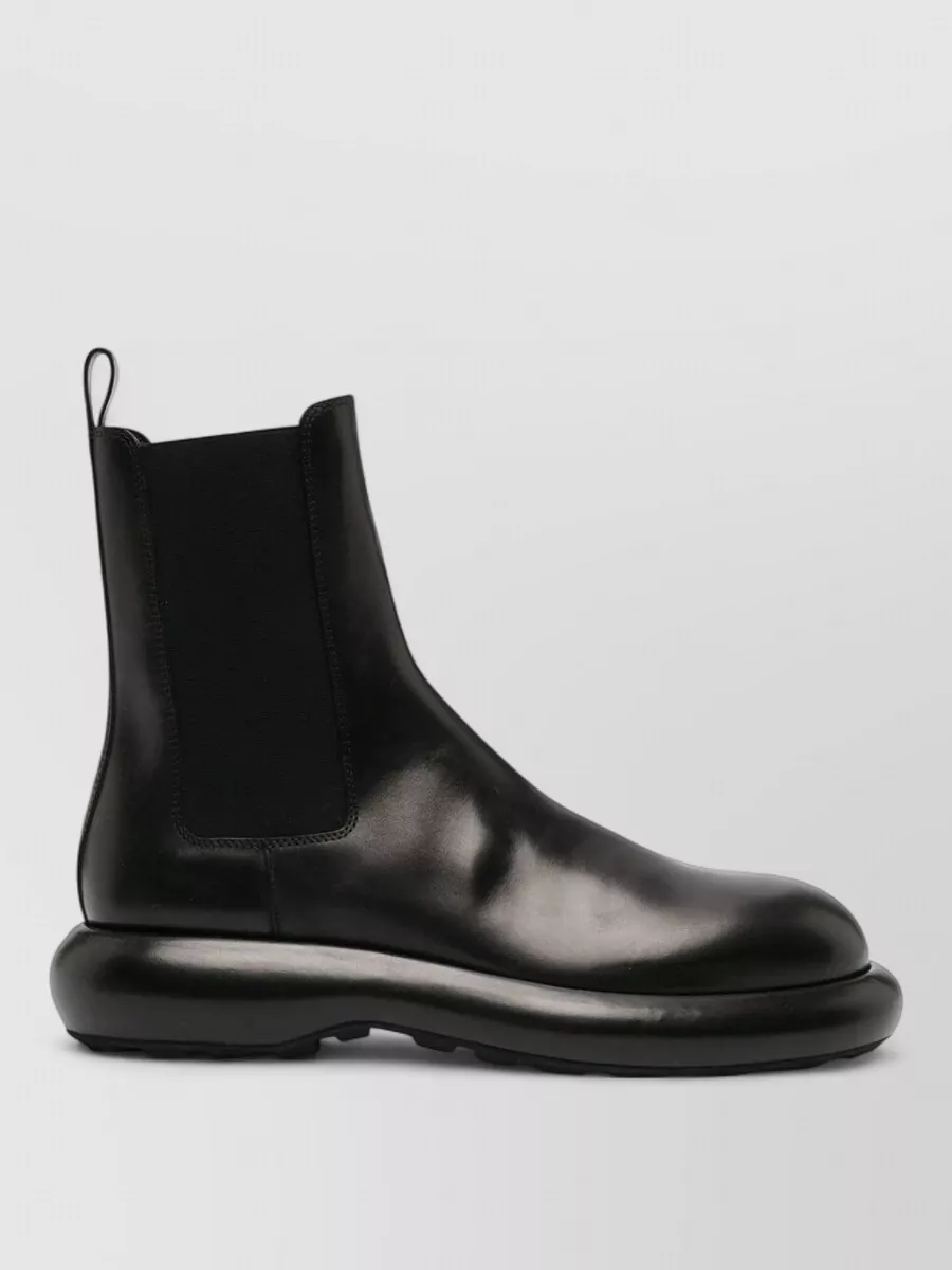 Jil Sander Leather Ankle Boots