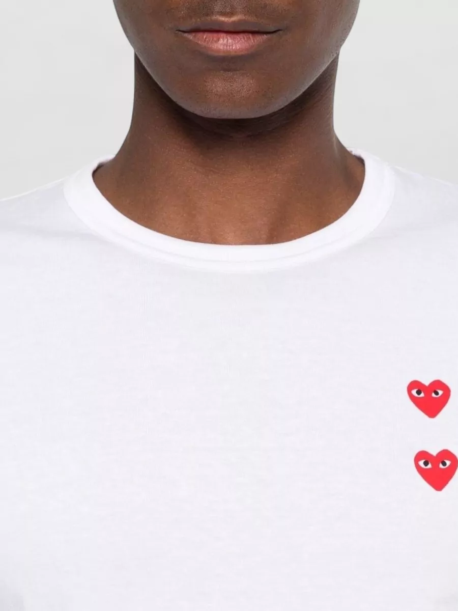 Comme Des Garçons Cotton Crew Neck Long-Sleeve T-Shirt
