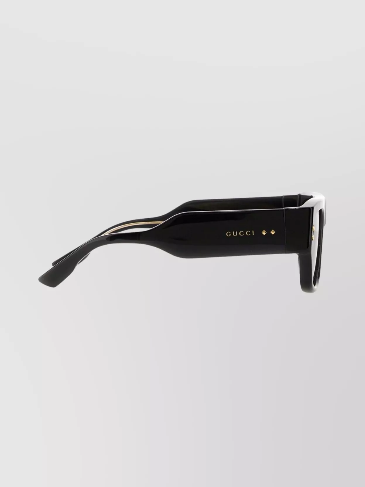 Gucci Modern Square Frame Sunglasses With Dark Lenses
