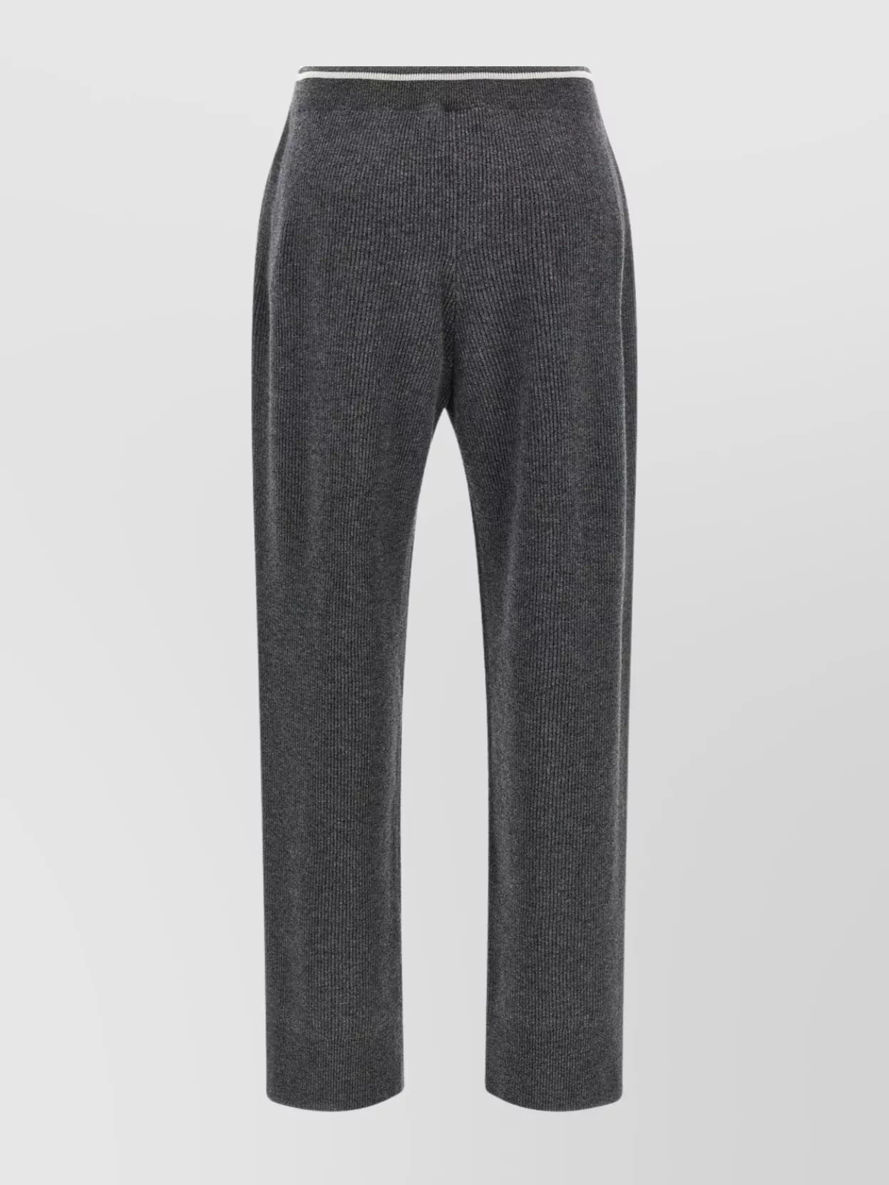 Brunello Cucinelli Trousers Ribbed Elastic Waistband