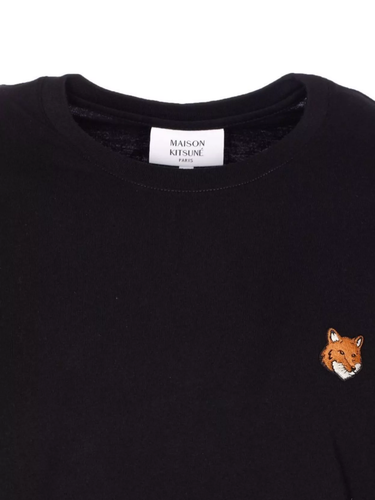 Maison Kitsuné Fox Head Crewneck Short Sleeve T-Shirt