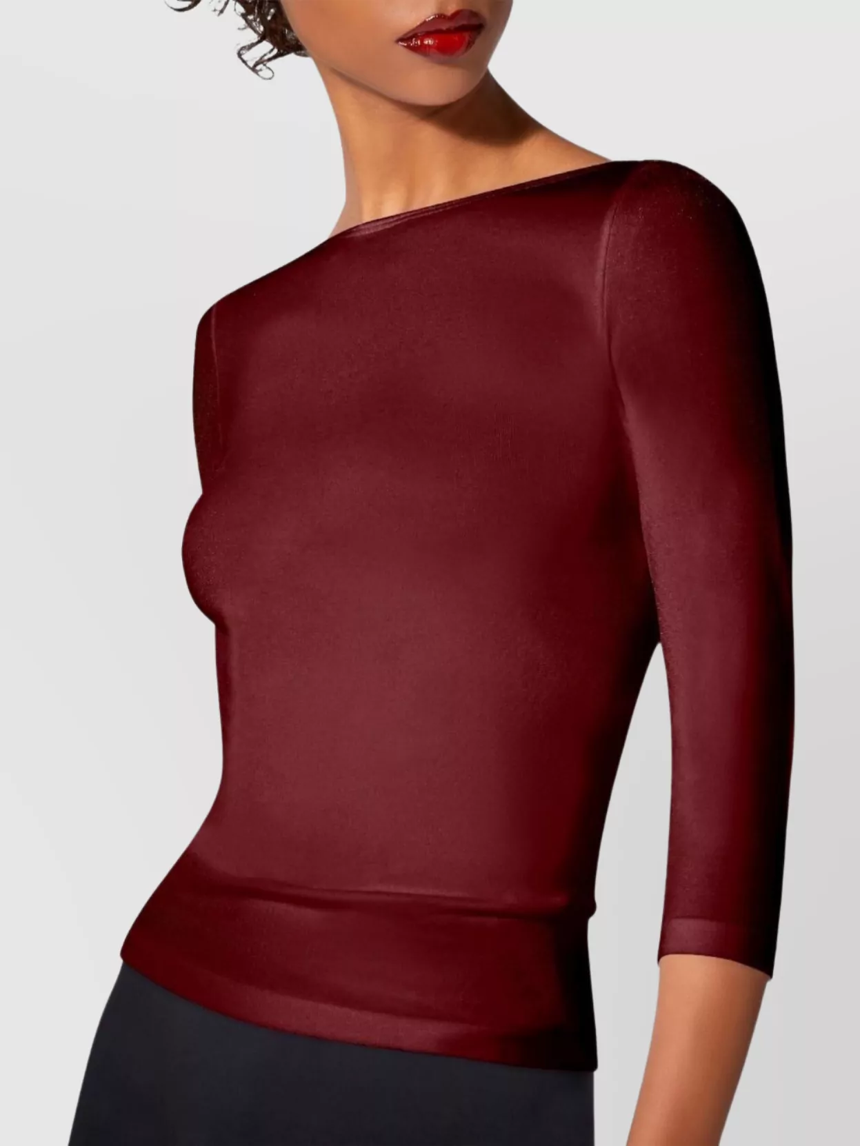 Wolford Fitted Knitwear Boat Neckline