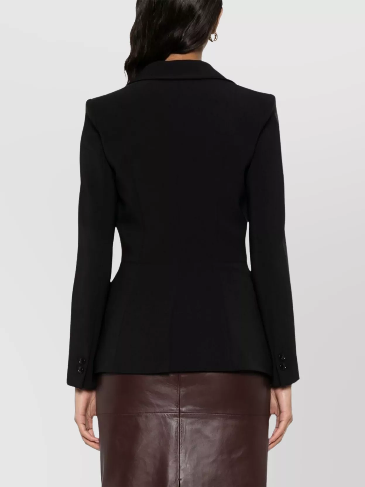 Elisabetta Franchi Double-Breasted Jacket With Belted Waist