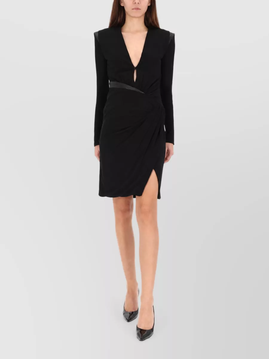 Versace V-Neck Mini Dress