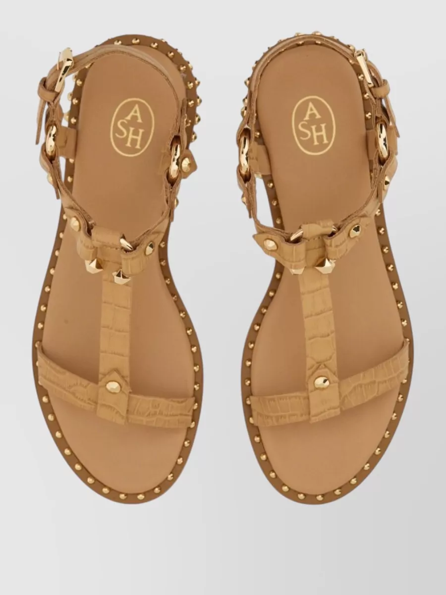 Ash Leather Sandals