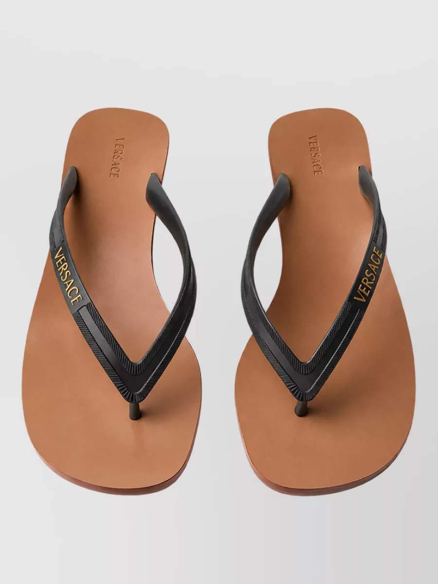 Versace Rubber Thong Sandals