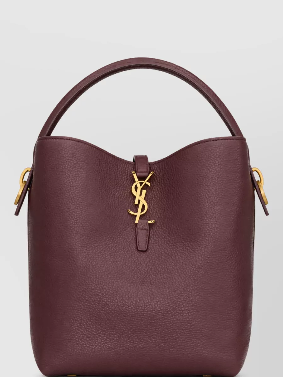 Saint Laurent Le 37 Leather Bucket Bag