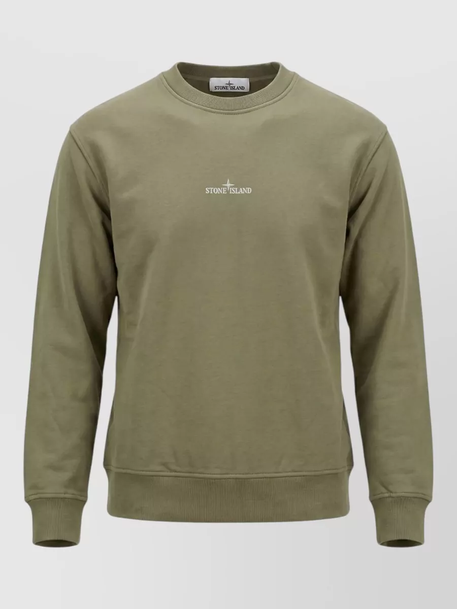 Stone Island Cotton oversized crewneck sweatshirt