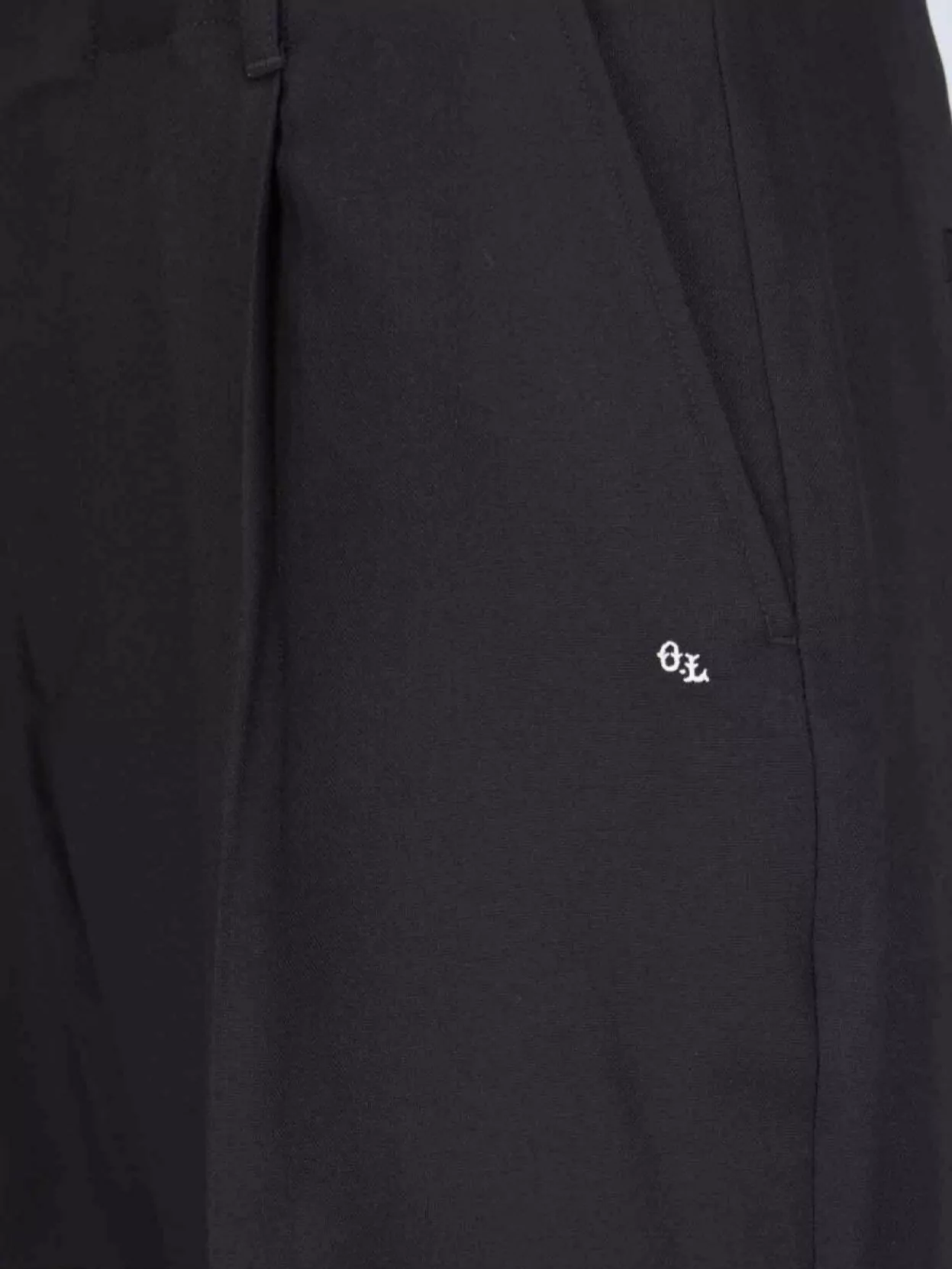 Our Legacy Straight Trousers With Belt Loops And Side Pockets In Black