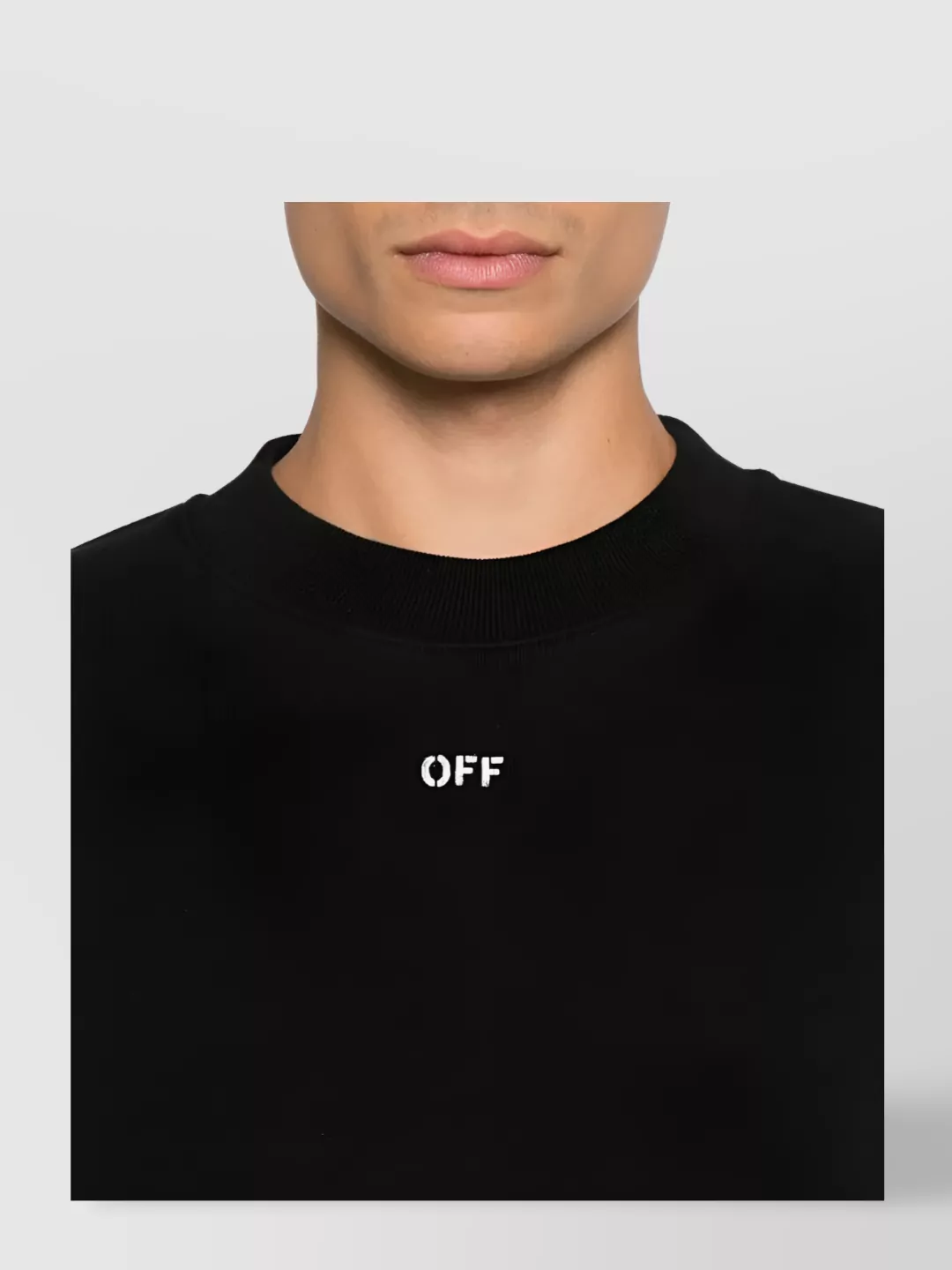 Off-White Logo Dots Crew Neck Sweater