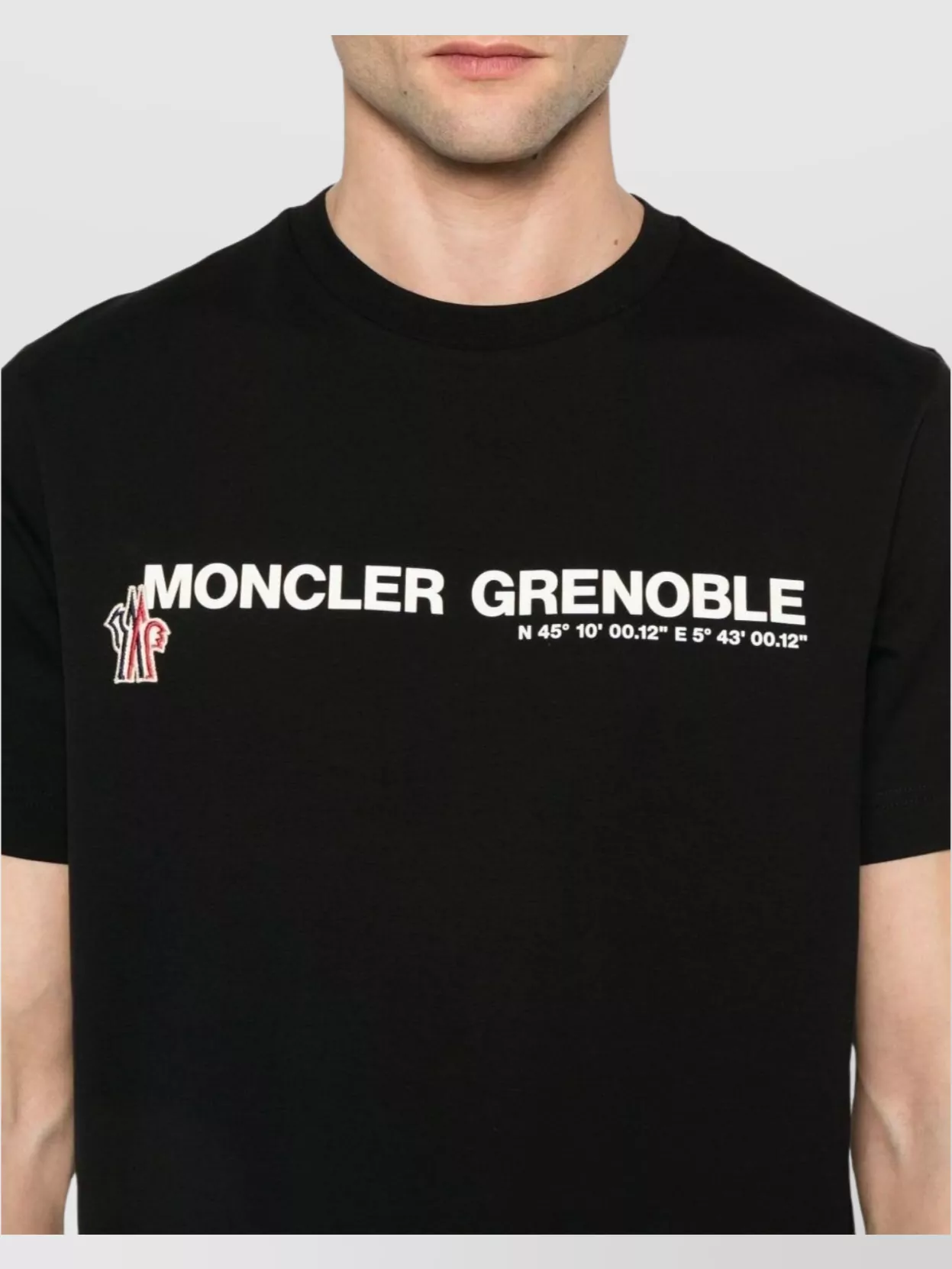 Moncler Grenoble Crew Neck Short Sleeve Straight Hem T-Shirt