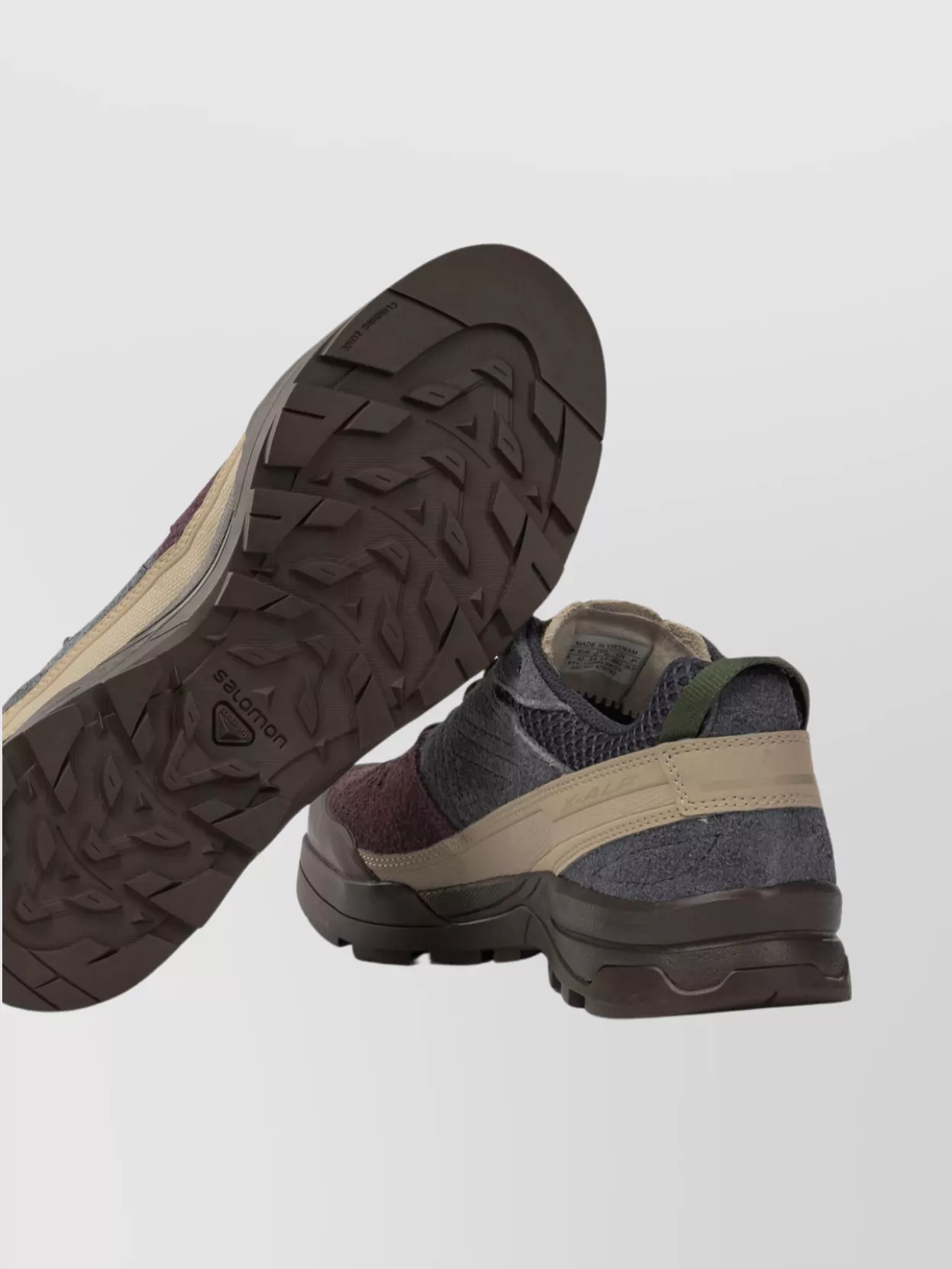 Salomon Suede Low-Top Sneakers Rubber Sole
