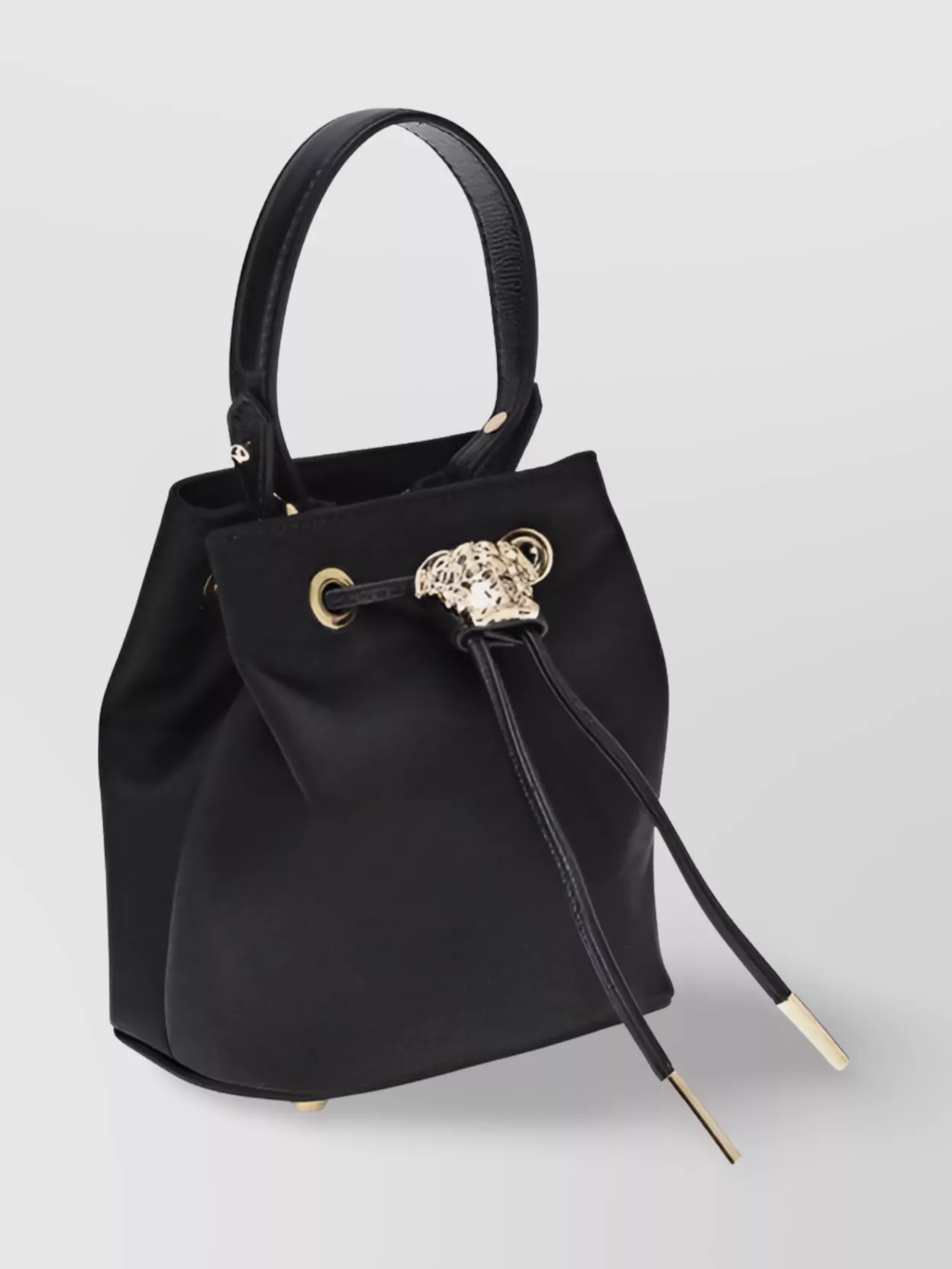 Versace Medusa Satin Bucket Bag