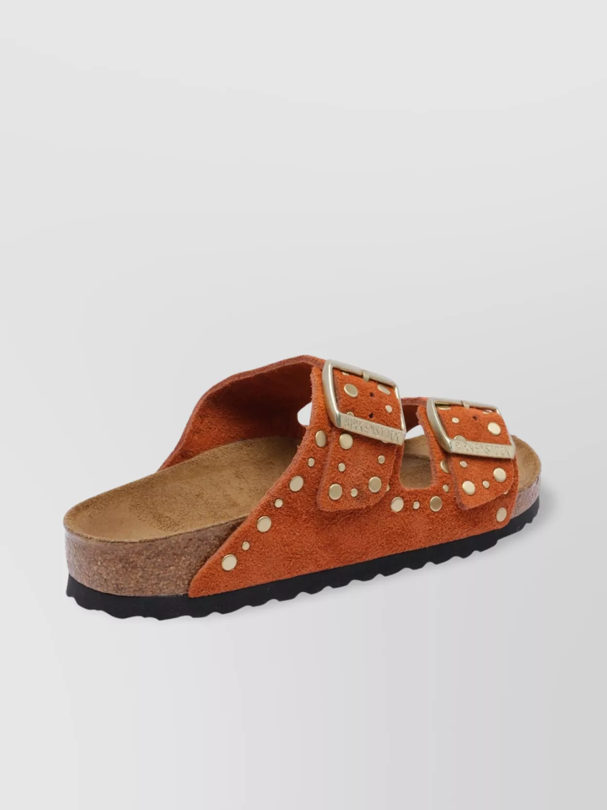 Birkenstock Studded Suede Sandals Buckles