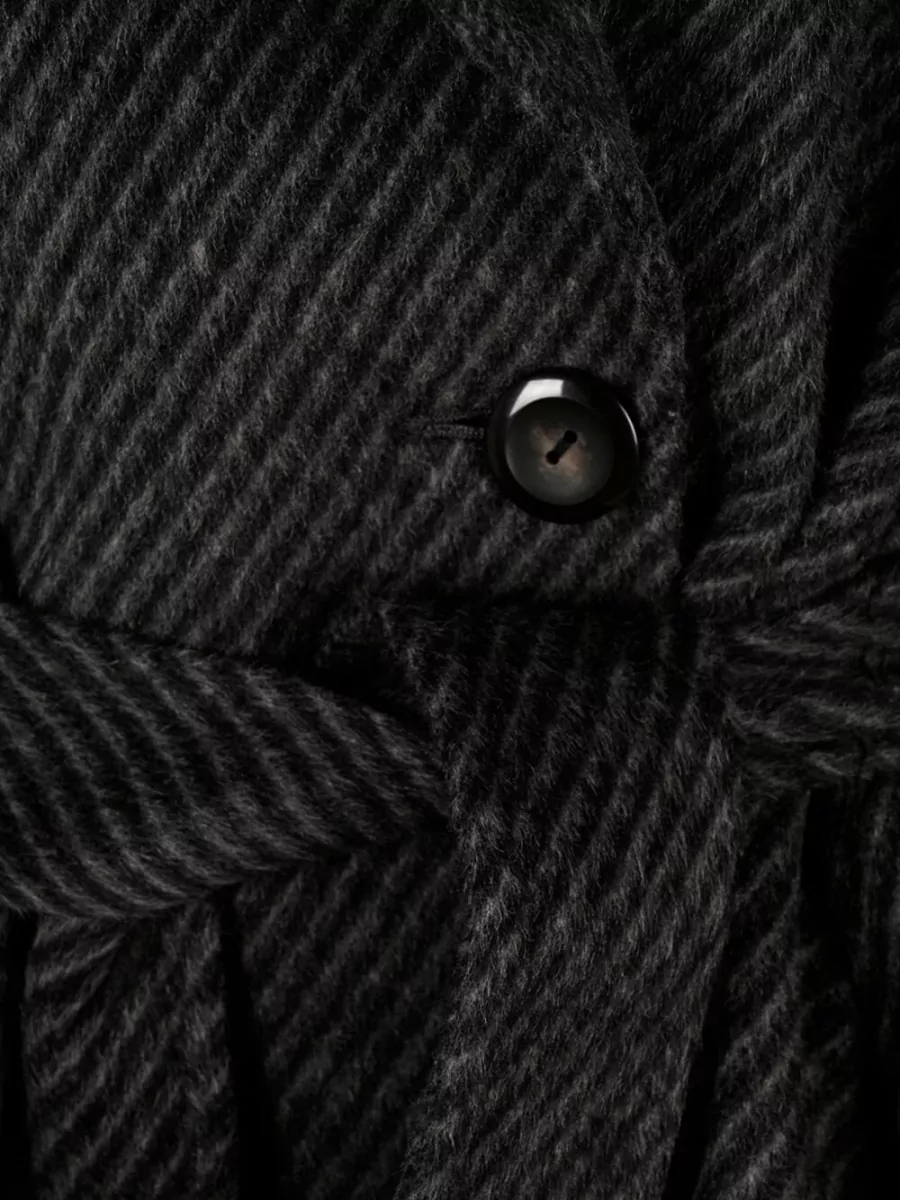 Emporio Armani Wool Belted Coat