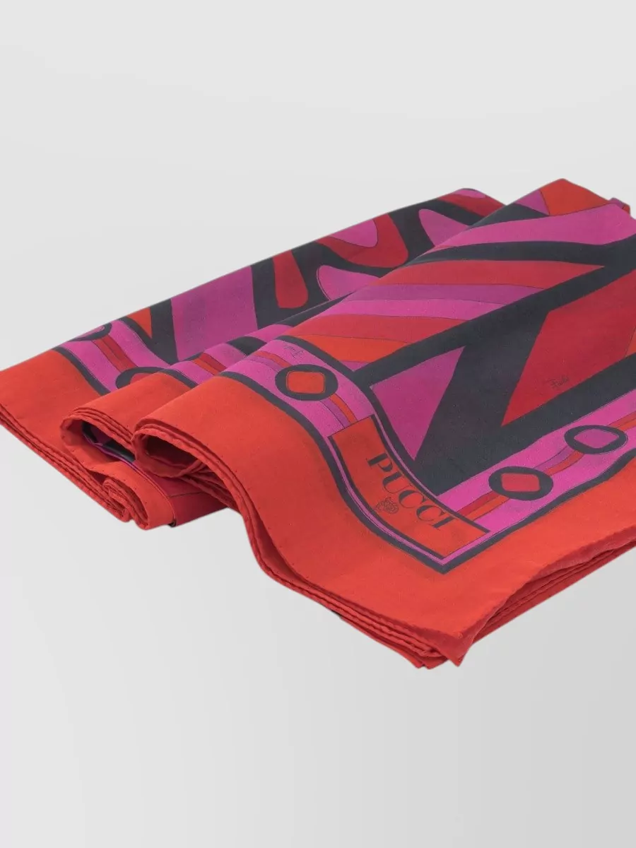 Pucci Cotton Vivara Print Pareo