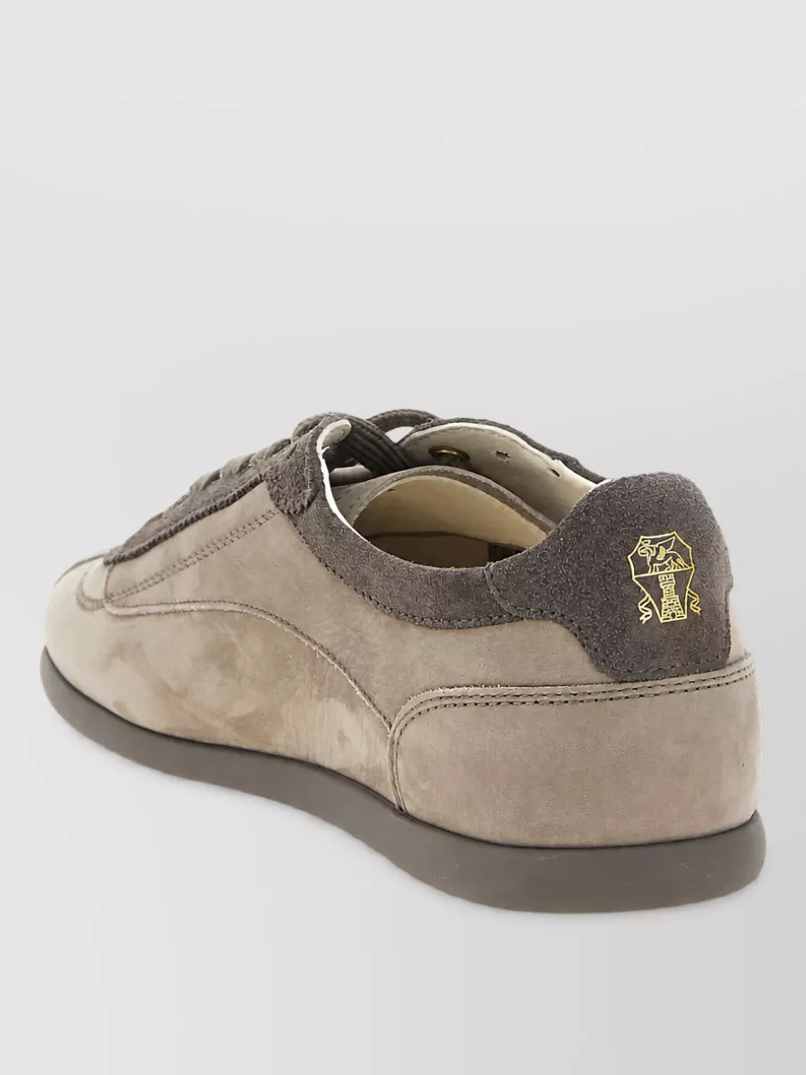 Brunello Cucinelli Leather lace-up sneakers