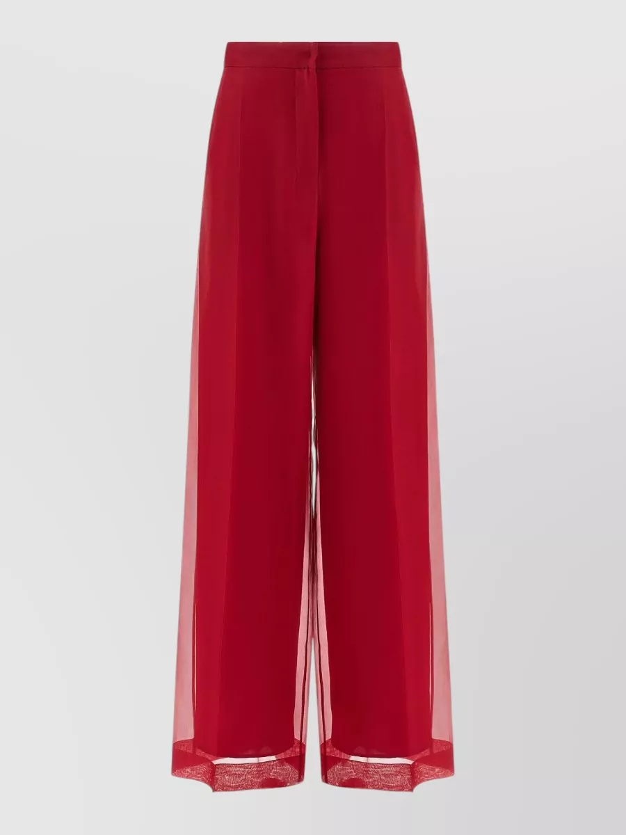 Max Mara Silk Wide-Leg Trousers