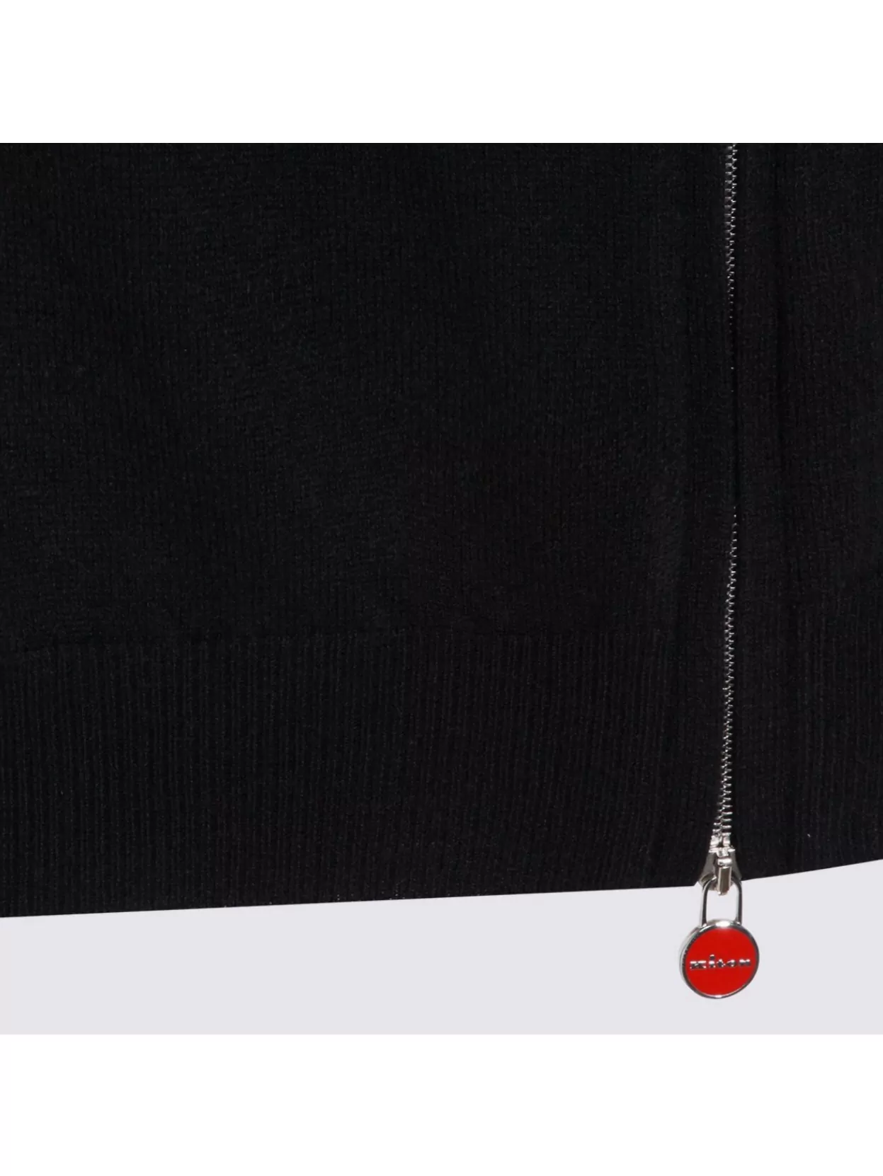 Kiton High Collar Ribbed Knit Sweater With Cuffs