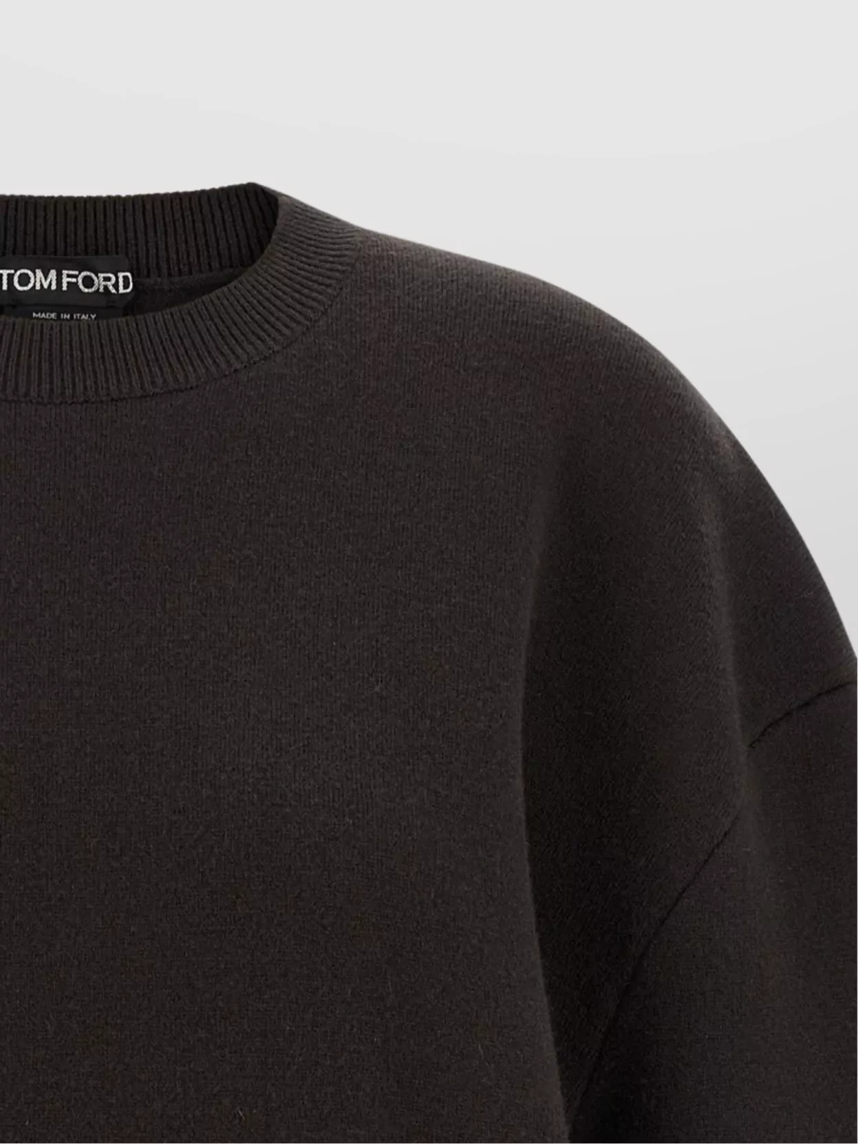 Tom Ford Double Face Sculptural Long Sleeve Dress