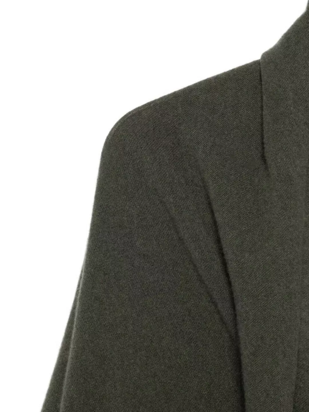 Faliero Sarti Cashmere Triangle Scarf Asymmetrical Hem