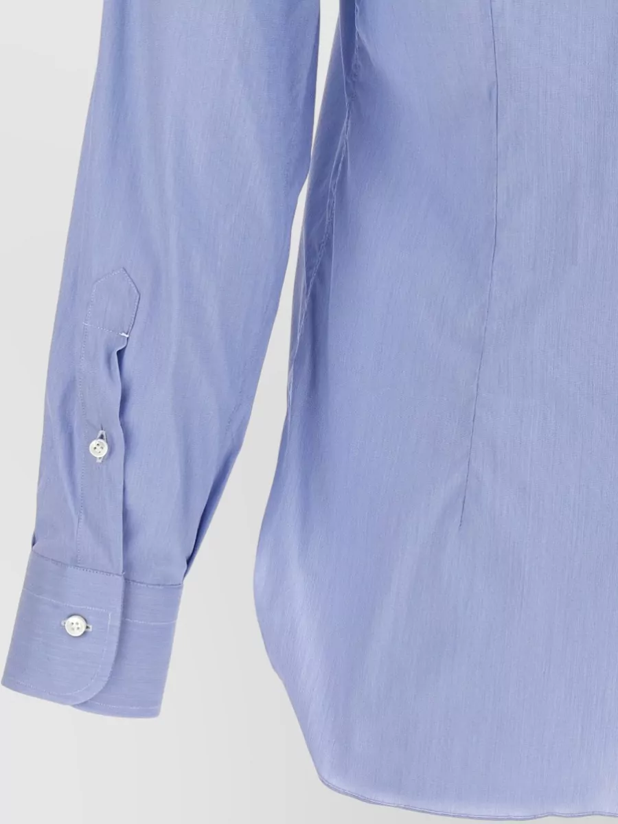 Barba Stretch Poplin Shirt