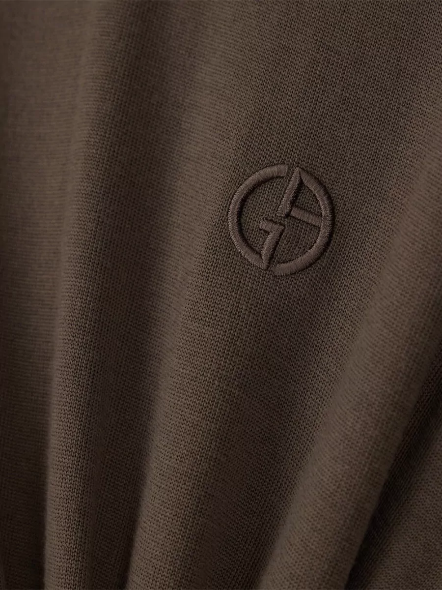 Giorgio Armani Virgin Wool Slim-Fit Plain-Knit Turtleneck Sweater