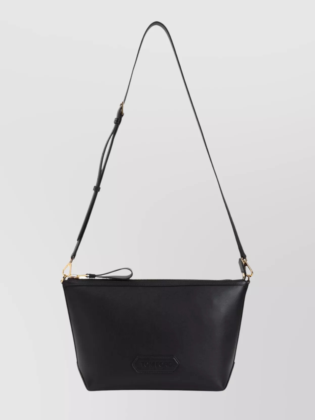 Tom Ford Calf Leather Messenger Bag Pouch