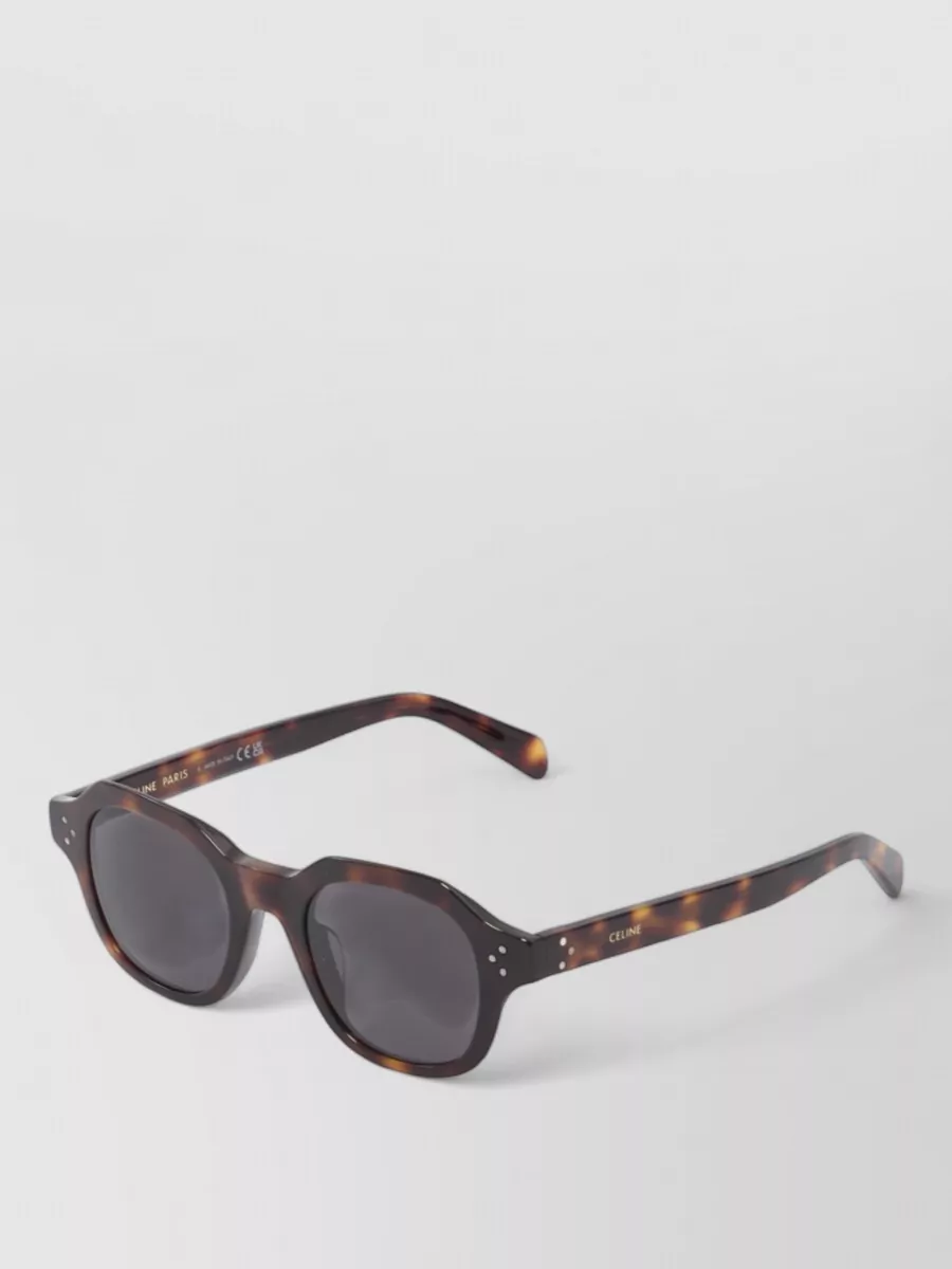 Celine acetate hexagonal sunglasses