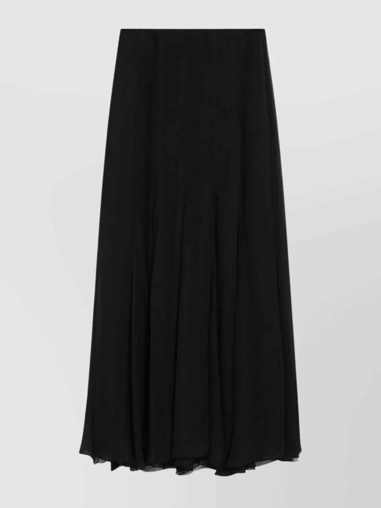 Chloé Maxi Skirt With Sheer Overlay And Flowy Design In Animal Print