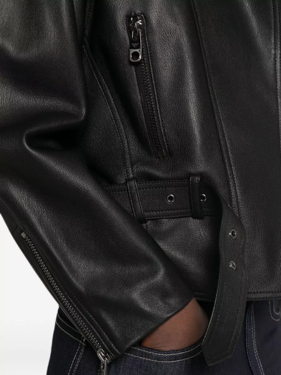 Emporio Armani Leather Biker Jacket