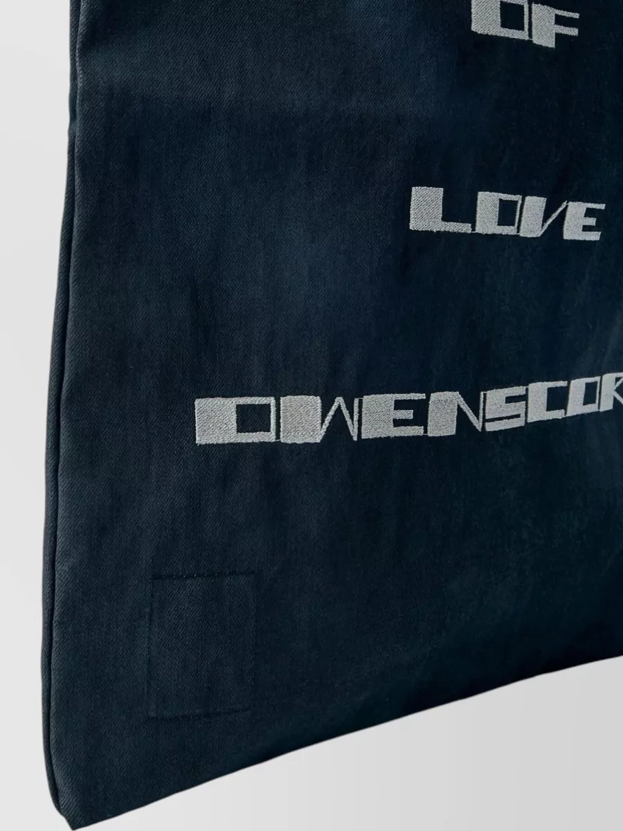 Rick Owens Tote Pod Cotton Tote Bag
