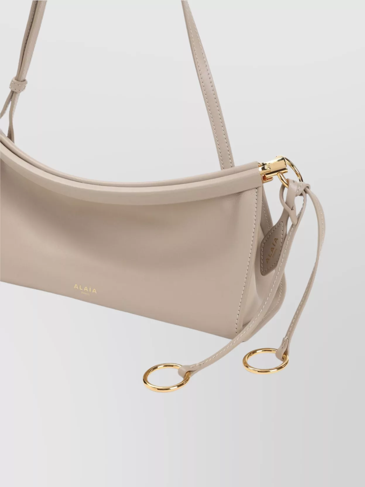 Alaïa Rectangular Calf Leather Shoulder Bag