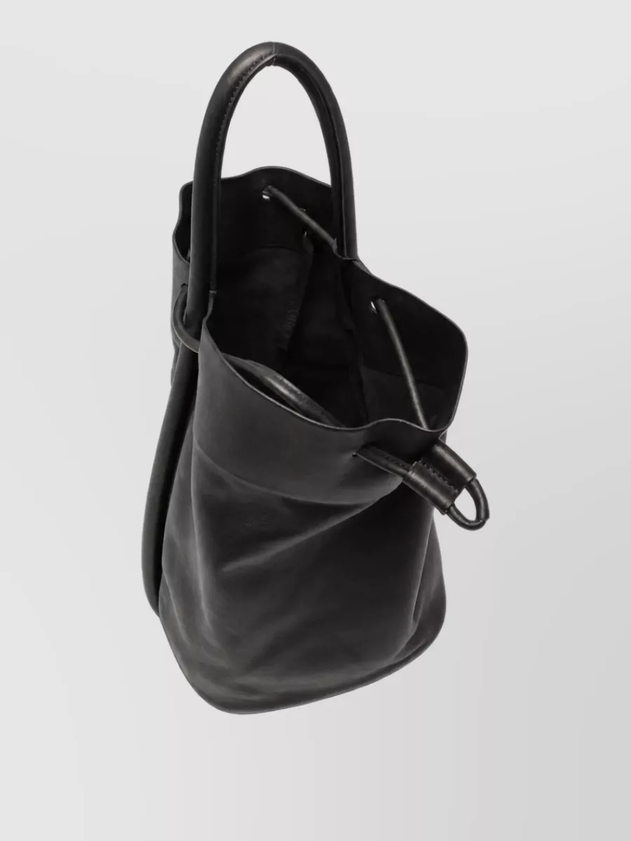 Uma Wang Leather Bucket Bag