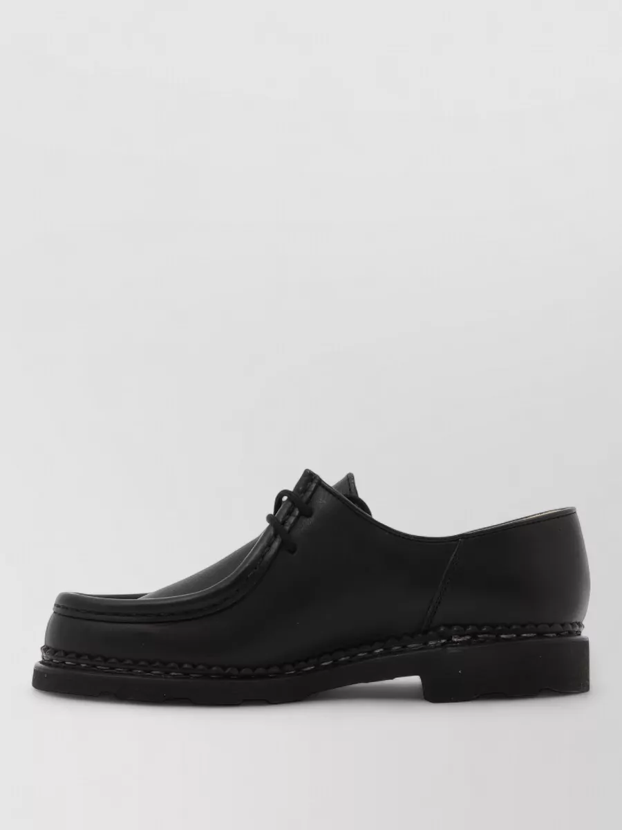 Paraboot Leather Lace-Up Loafers