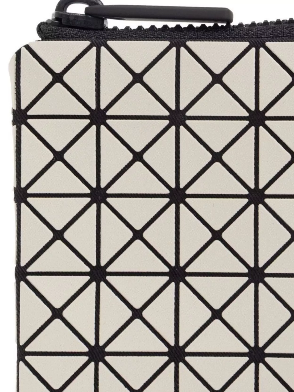 Bao Bao Issey Miyake Geometric Panelled Wallet With Light Accents In Gray