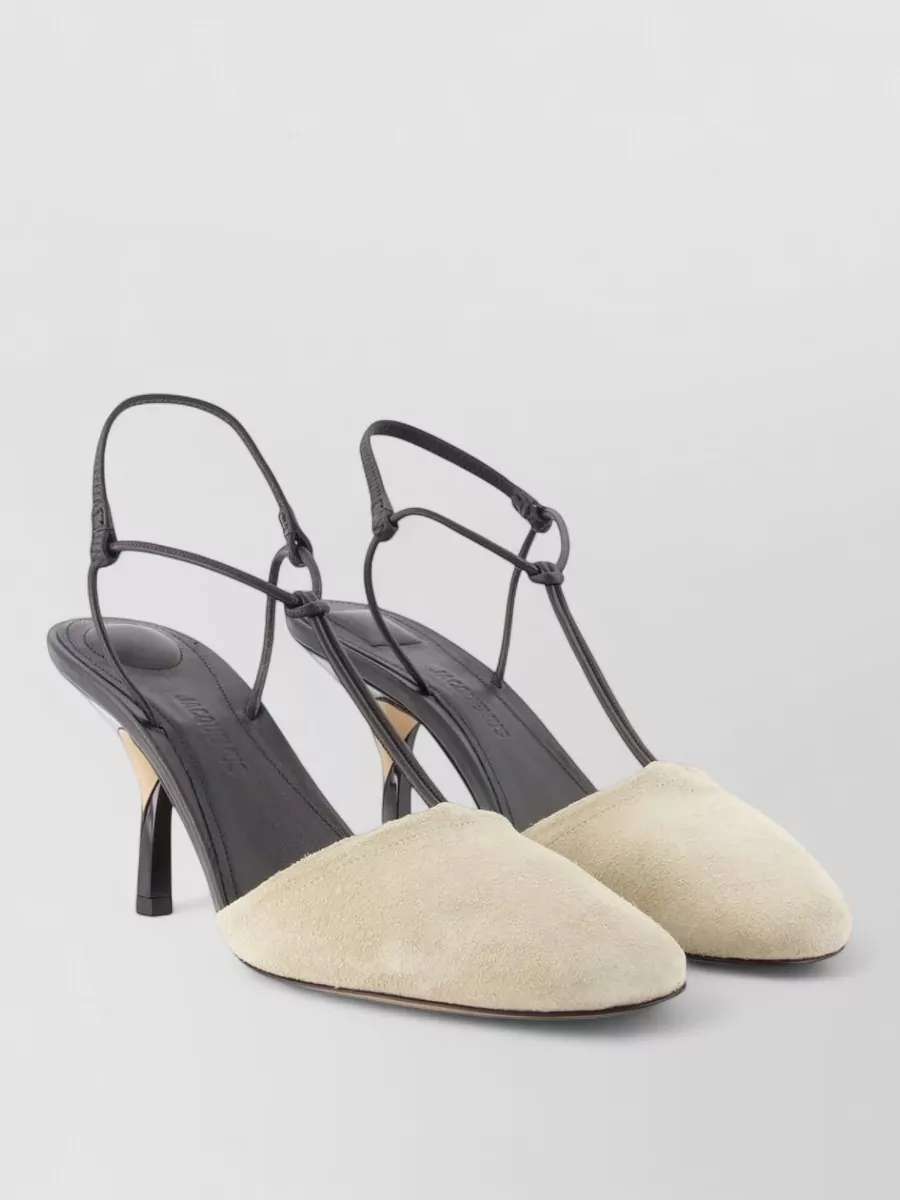 Jacquemus Leather Pumps In Neutral