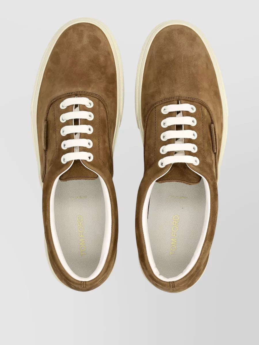 Tom Ford Suede Low-Top Sneakers