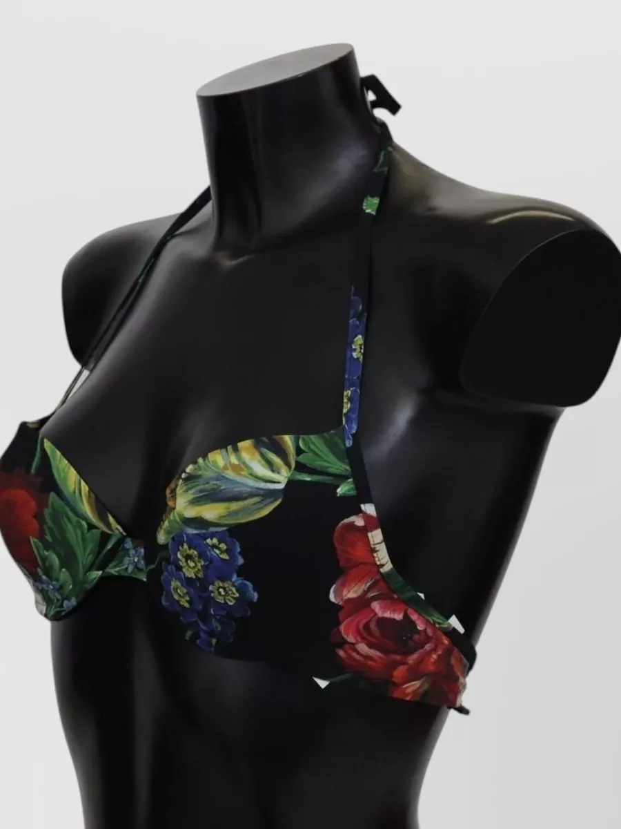 Dolce&Gabbana Silk Floral Underwired Bra