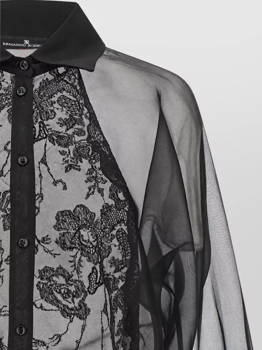 Ermanno Scervino Silk Lace Blouse