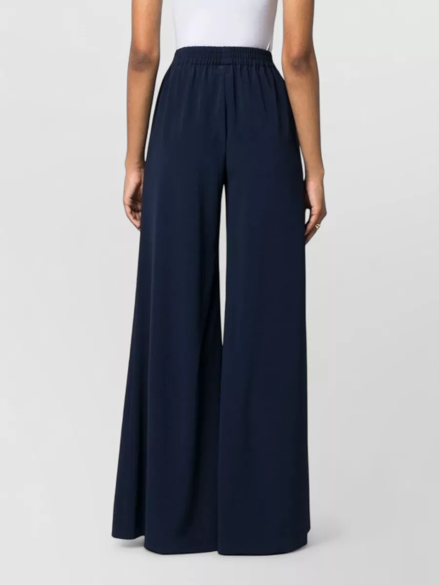 Gianluca Capannolo High-Rise Wide-Leg Satin Trousers