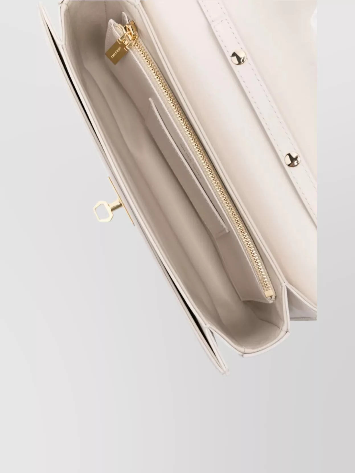 Golden Goose "gioia" Leather Shoulder Bag Gold Metal