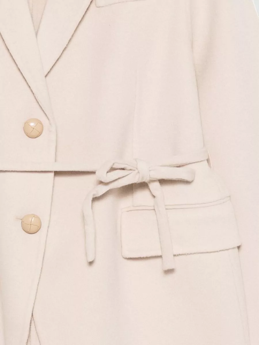 Semicouture Wool Single-Breasted Belted Suit Jacket