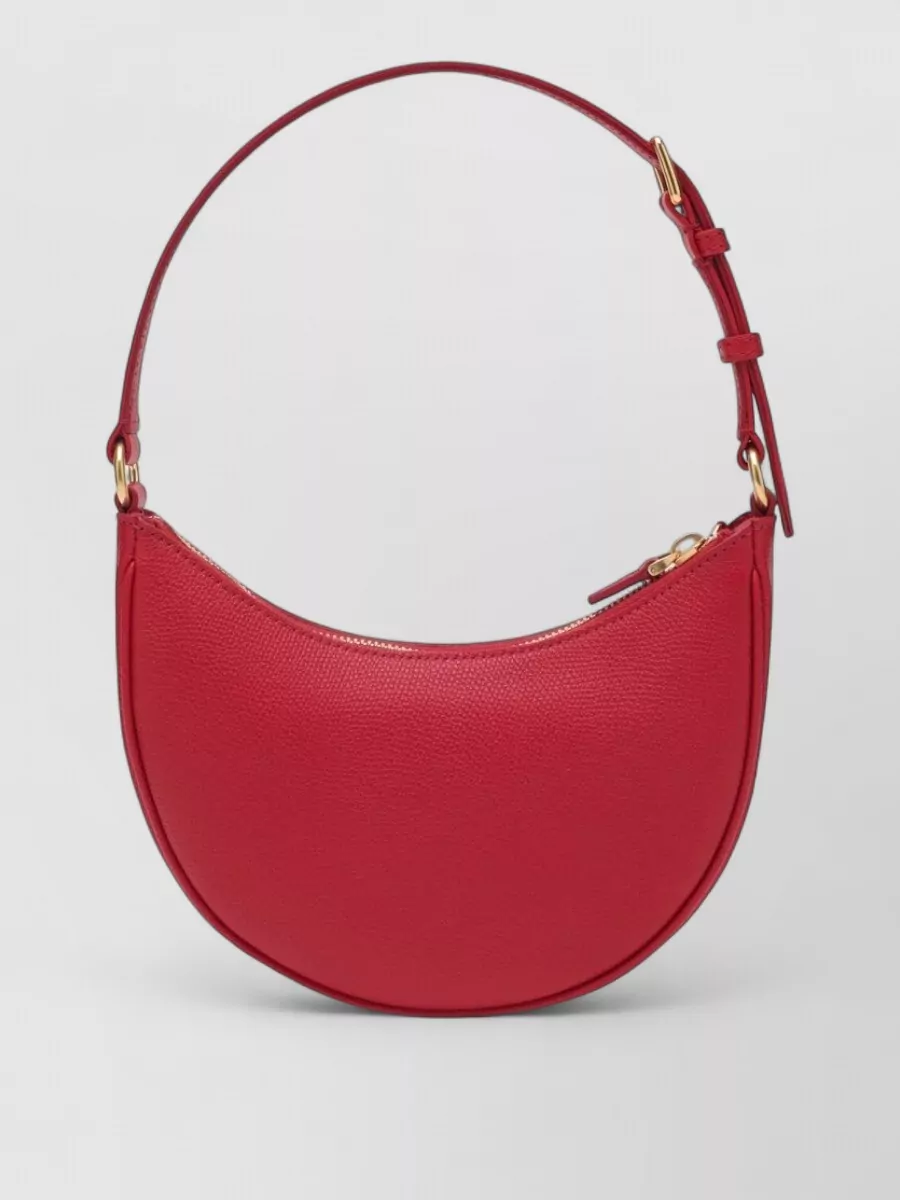 Valentino Garavani Leather Vlogo Signature Mini Hobo Bag