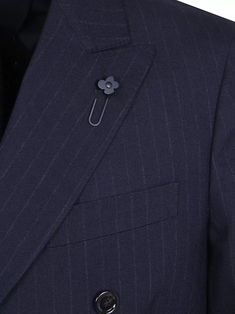 Lardini Virgin Wool Double Breasted Coat