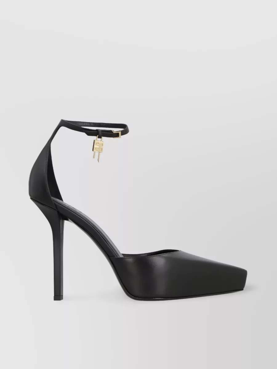 Shop Givenchy 125mm Leather Pointed Pumps In Black